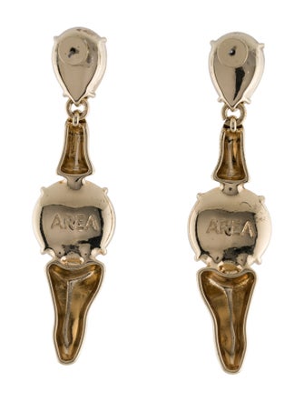 Area Crystal Drop Earrings