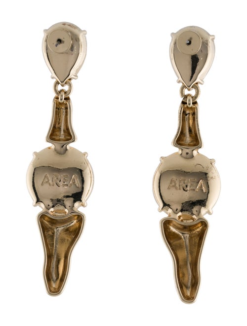 Area Crystal Drop Earrings