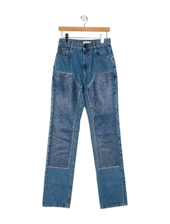 Area High-Rise Straight Leg Jeans