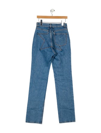 Area High-Rise Straight Leg Jeans