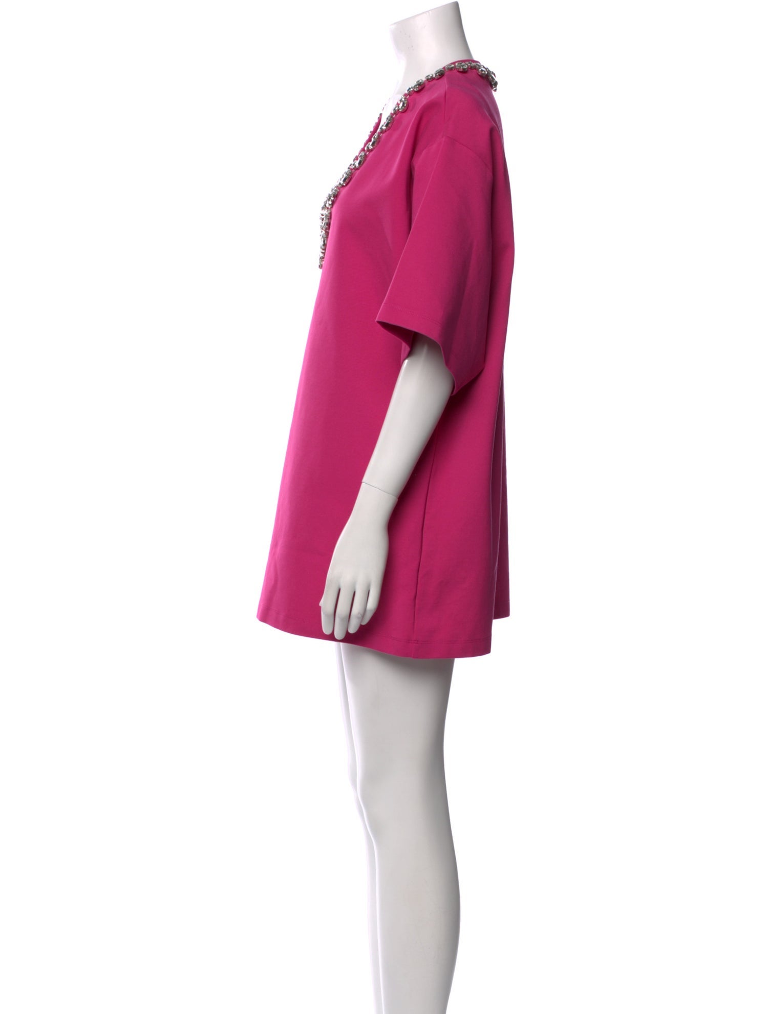 Area V-Neck Mini Dress