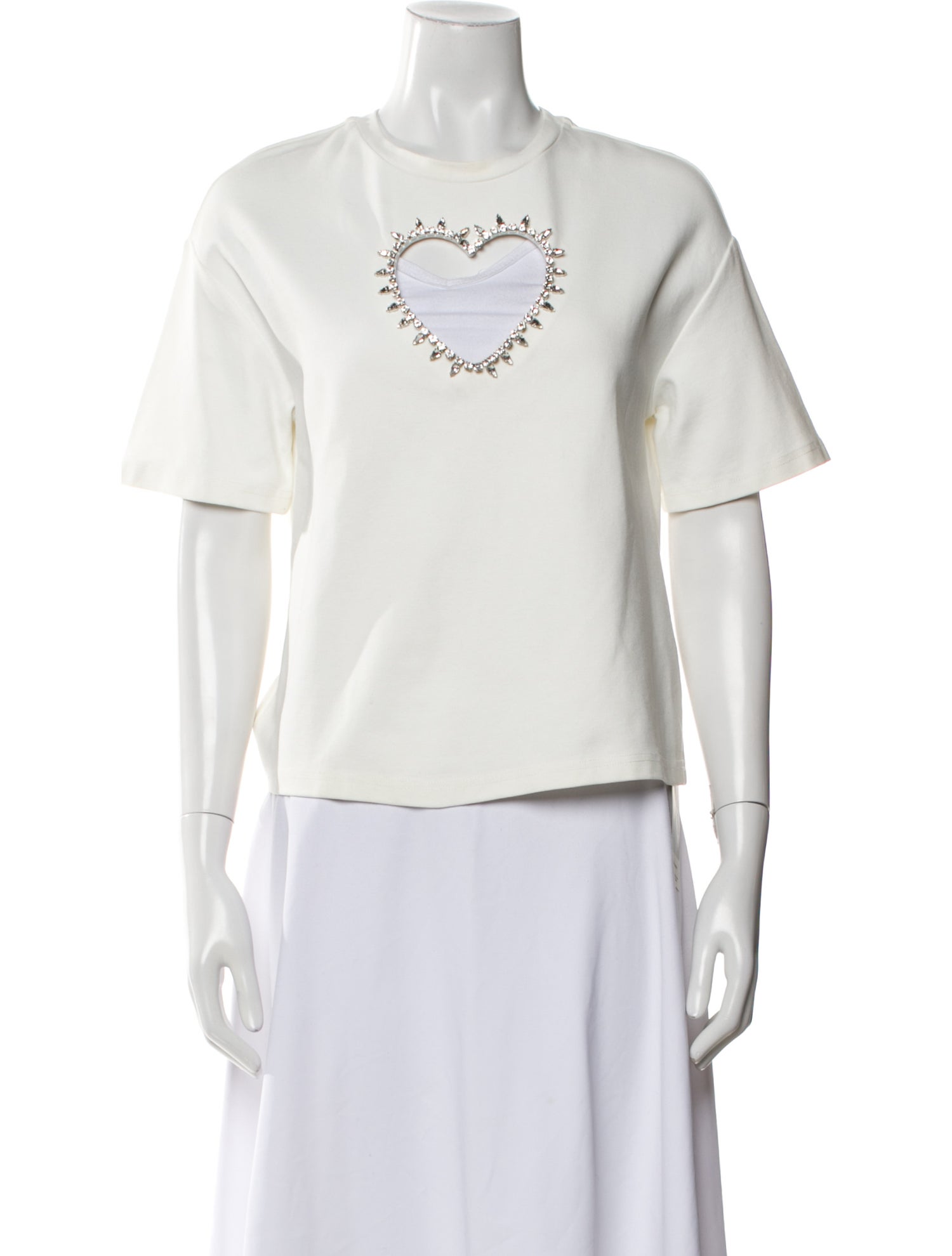 Area Graphic Print Crew Neck T-Shirt