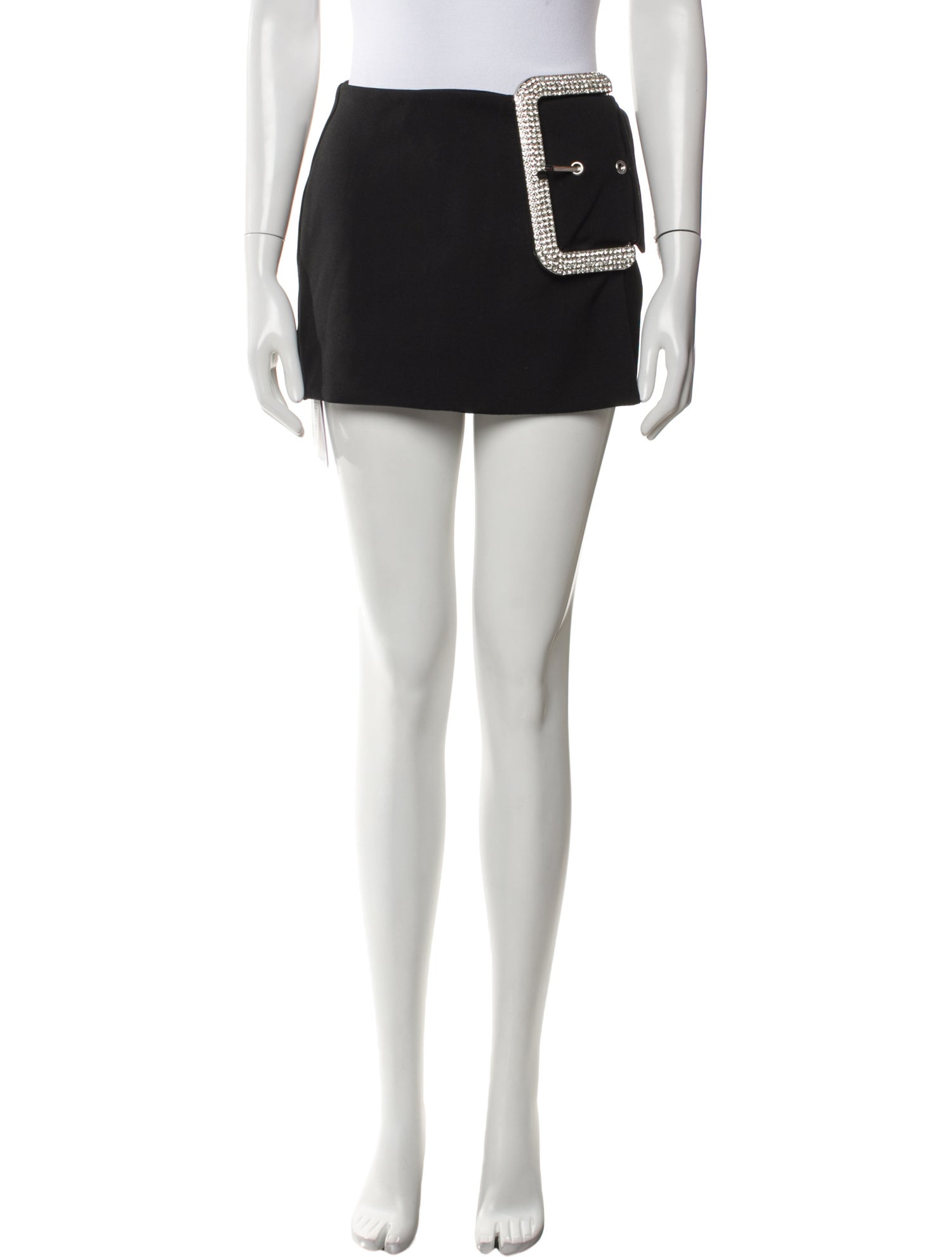 Area Virgin Wool Mini Skirt