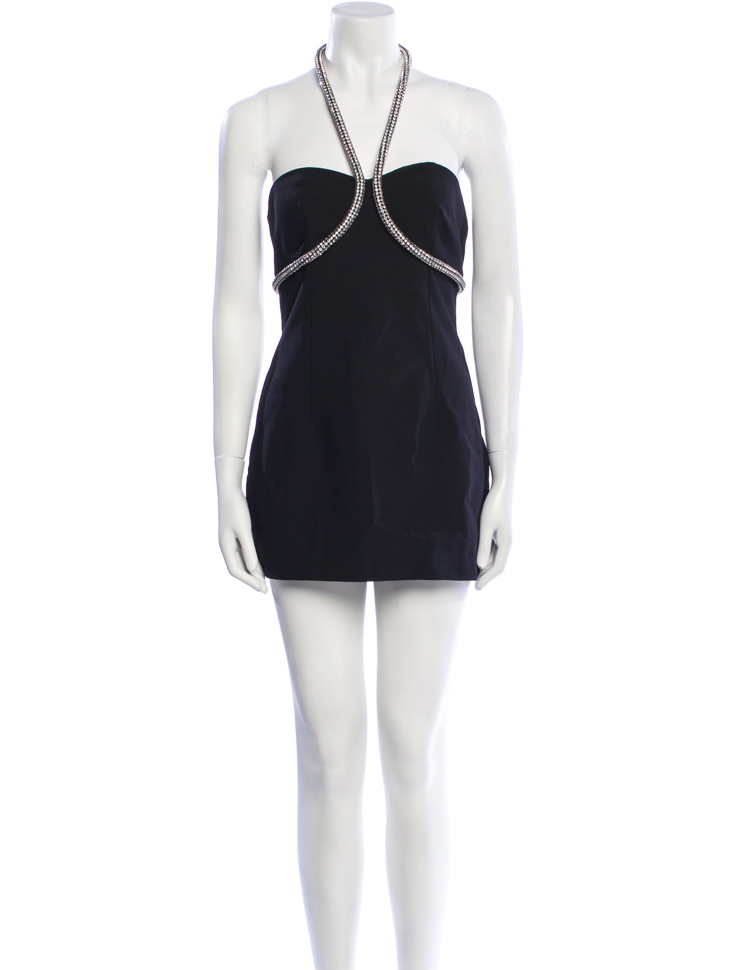 Area Halterneck Mini Dress