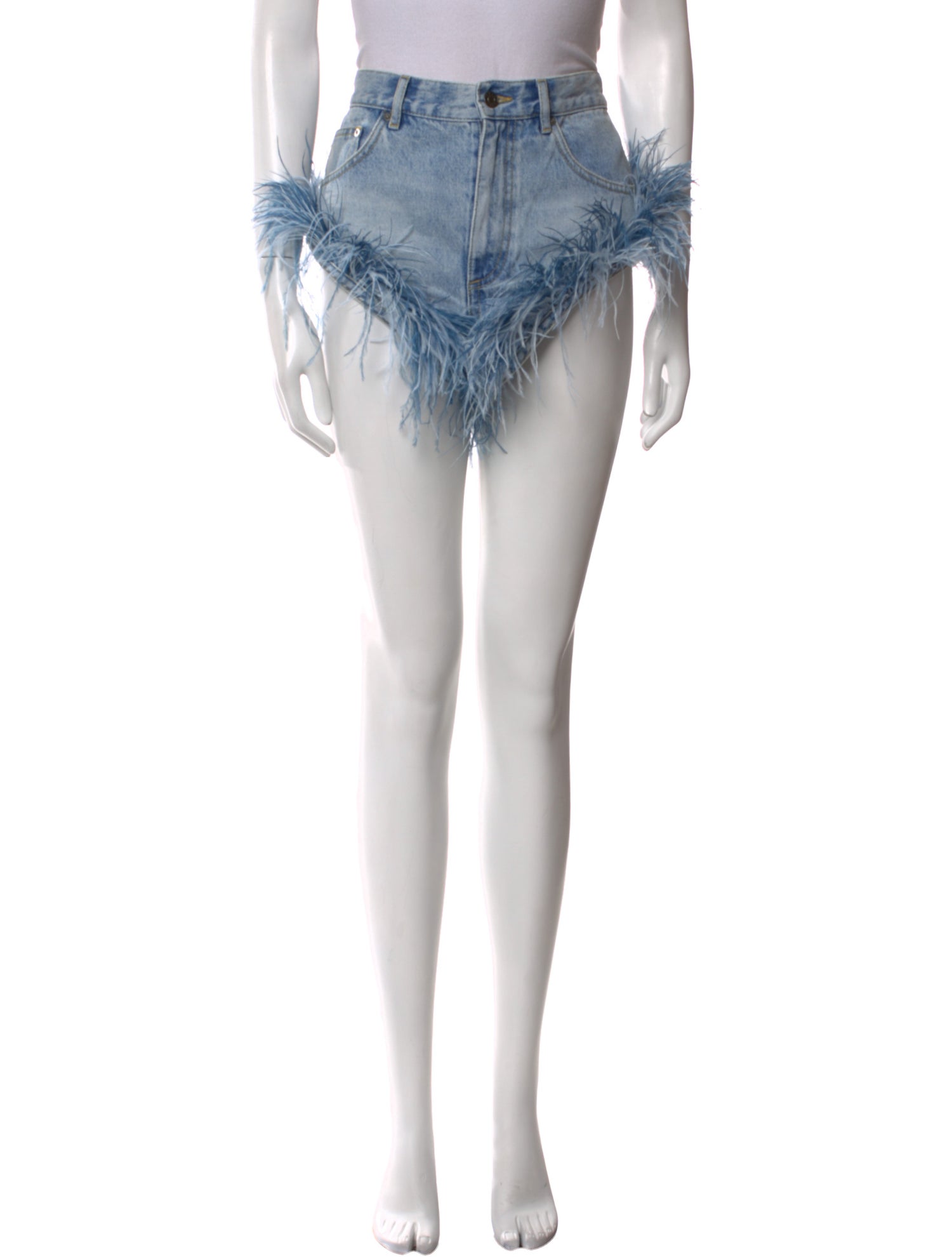 Area Printed Mini Shorts