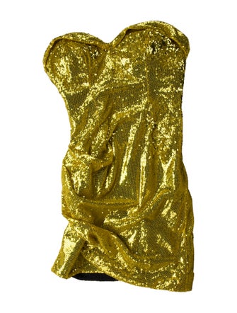 Area Strapless Mini Dress