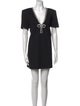 Area V-Neck Mini Dress