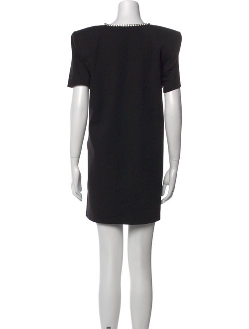 Area V-Neck Mini Dress