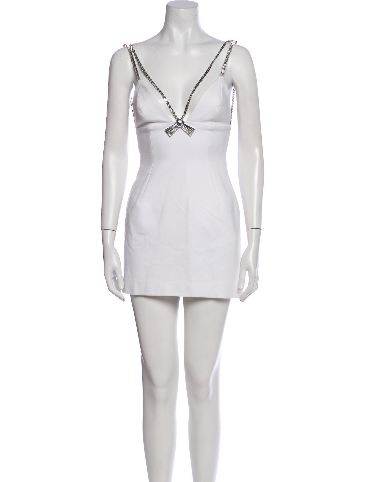 Area V-Neck Mini Dress