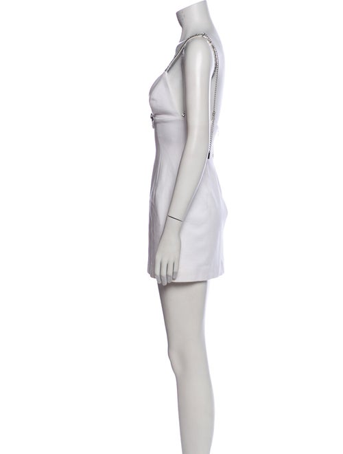 Area V-Neck Mini Dress