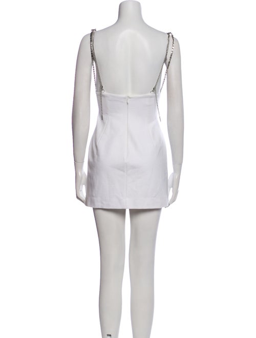 Area V-Neck Mini Dress