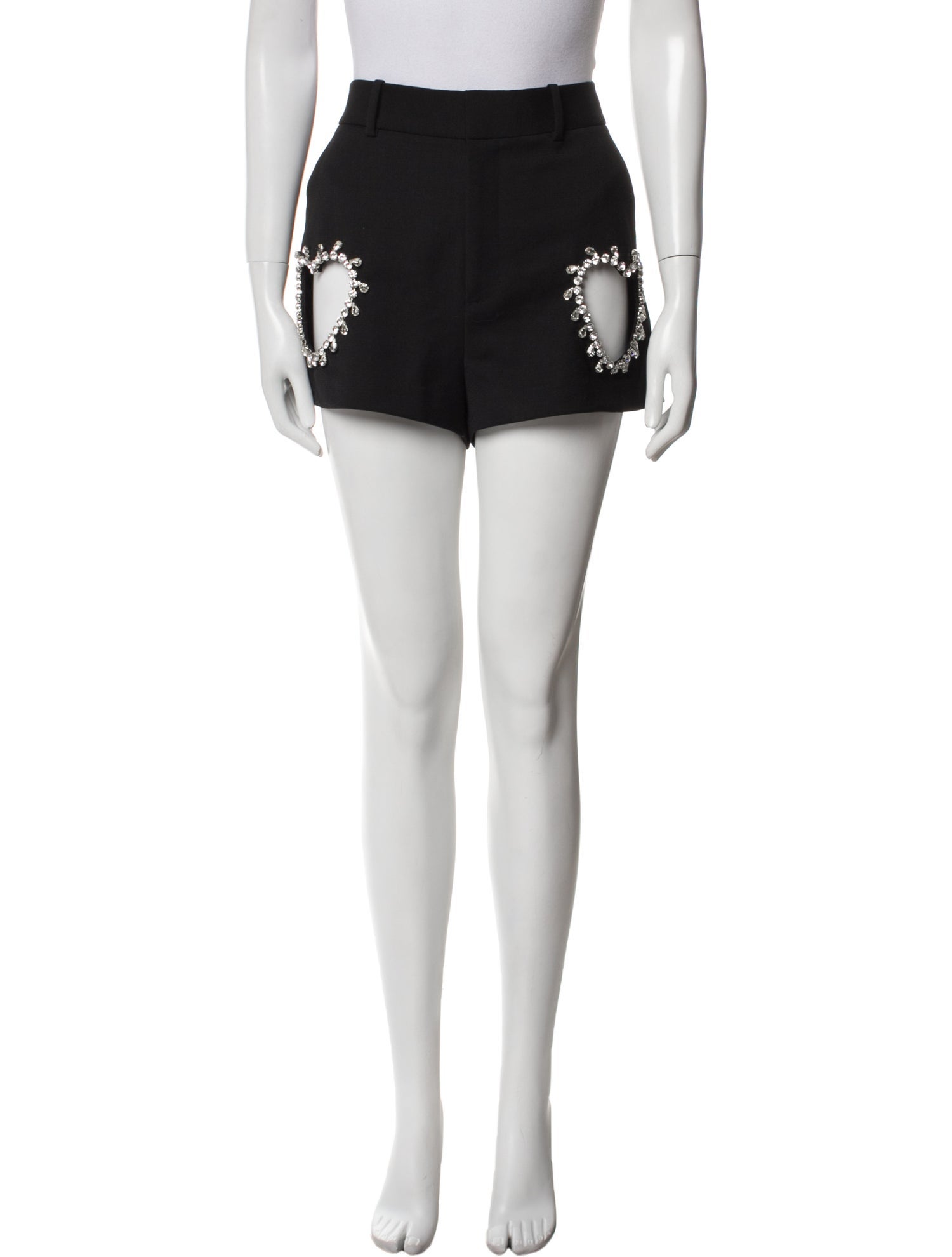 Area Wool Mini Shorts