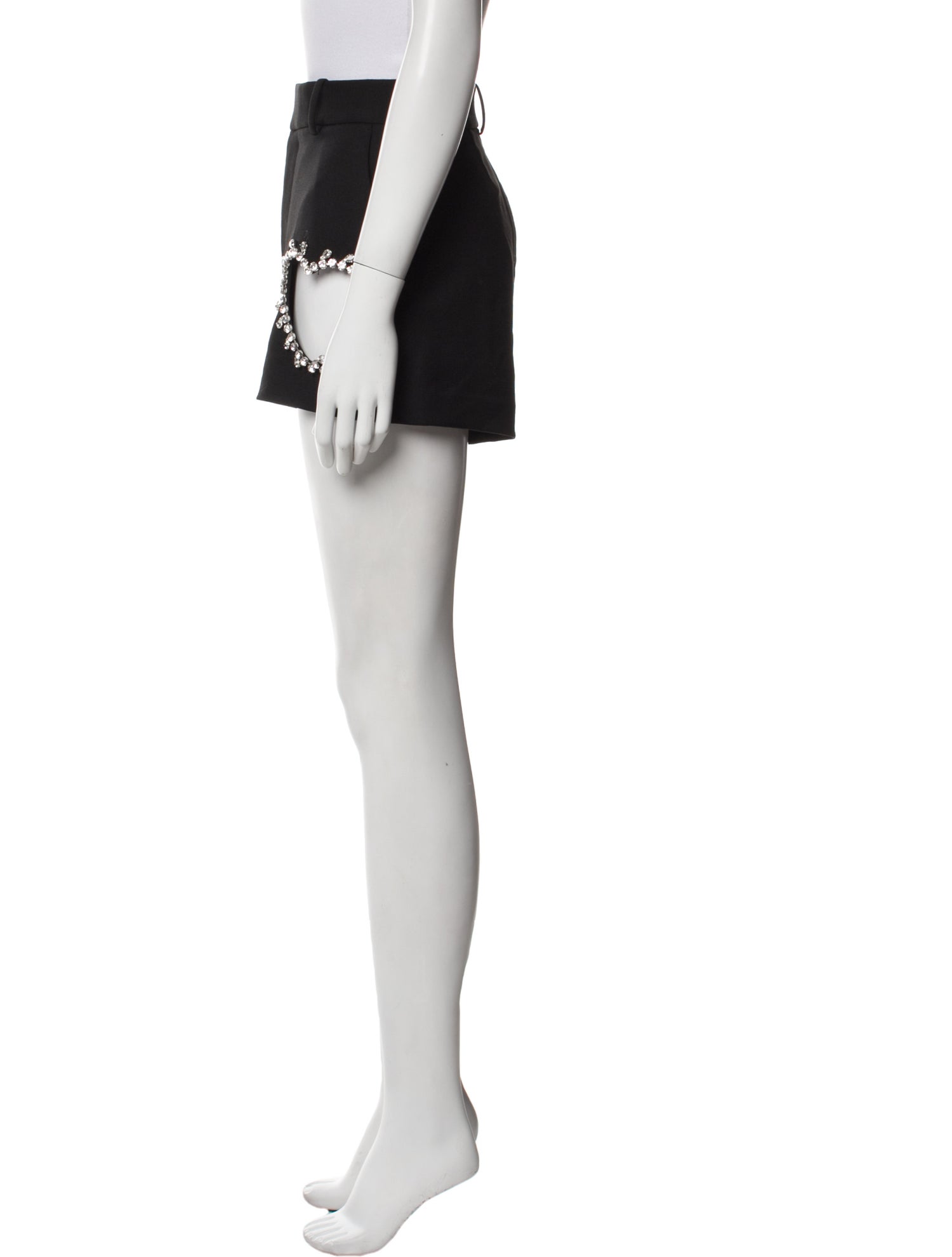 Area Wool Mini Shorts