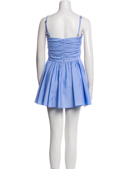 Area Square Neckline Mini Dress