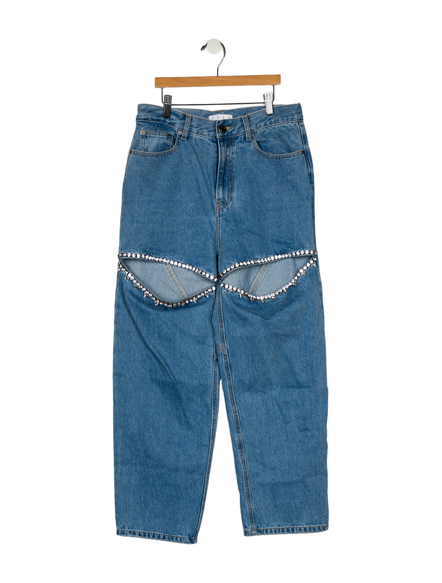 Area High-Rise Straight Leg Jeans
