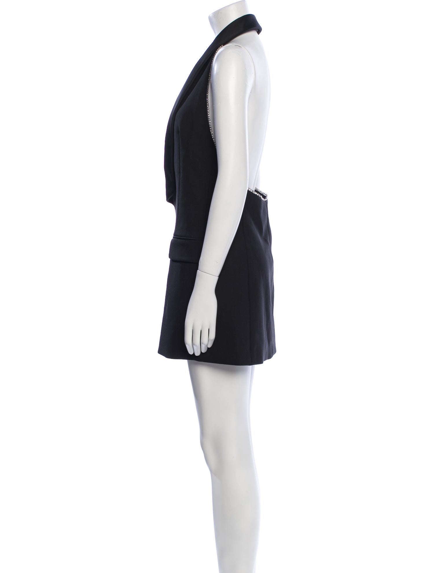Area Halterneck Mini Dress