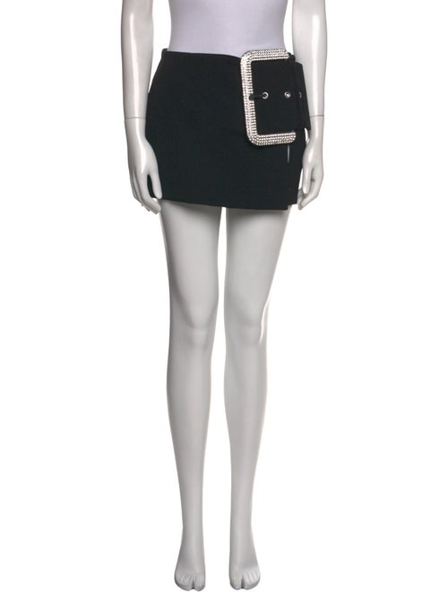 Area Virgin Wool Mini Skirt