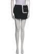 Area Virgin Wool Mini Skirt