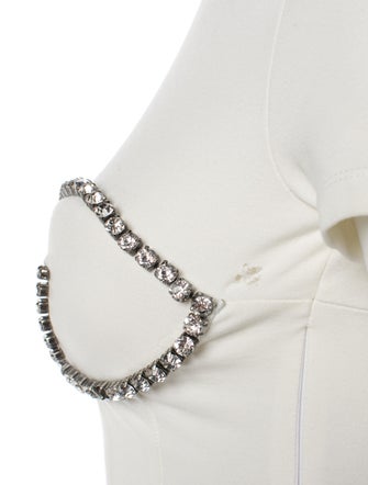 Area Crew Neck Short Sleeve Crop Top