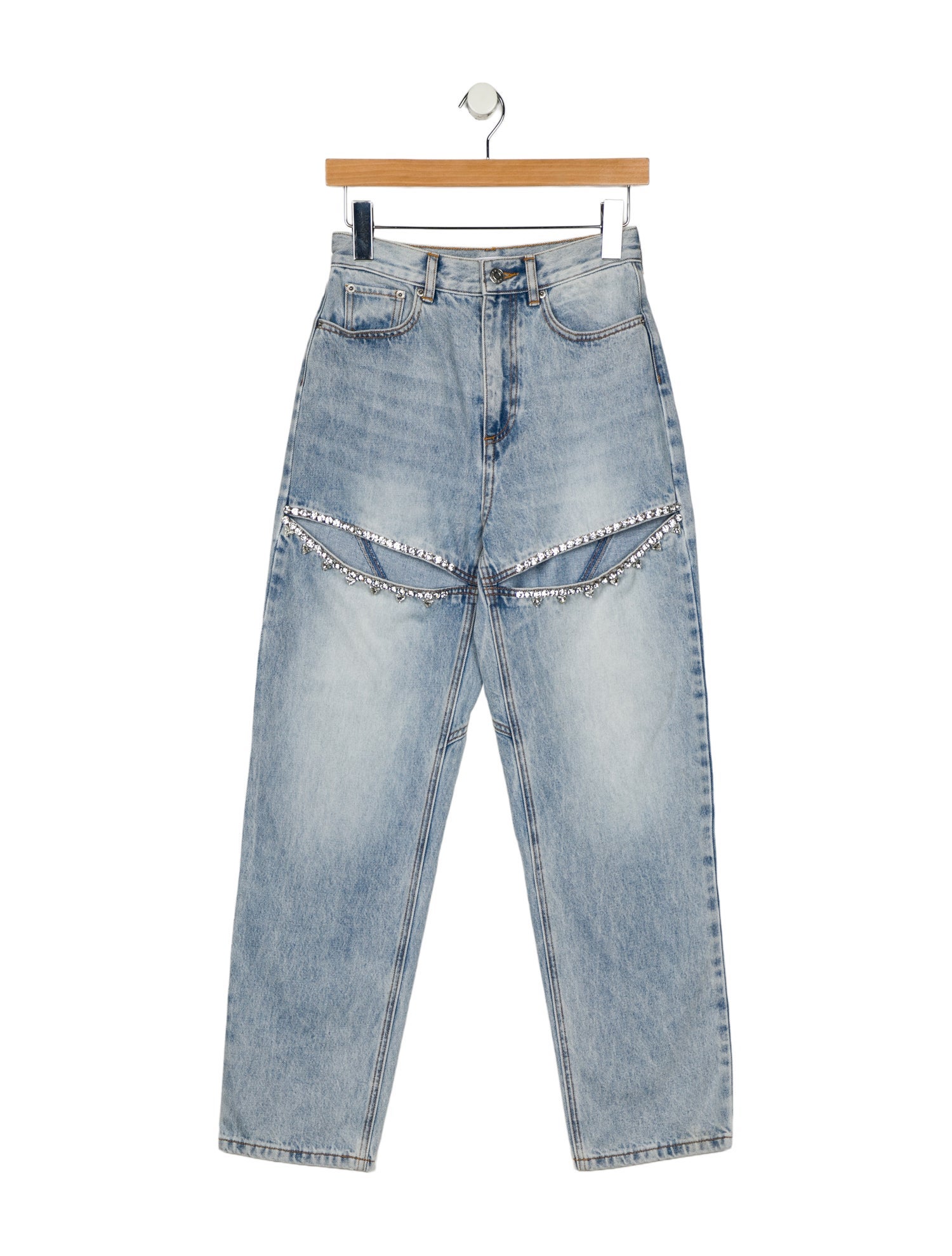 Area High-Rise Straight Leg Jeans