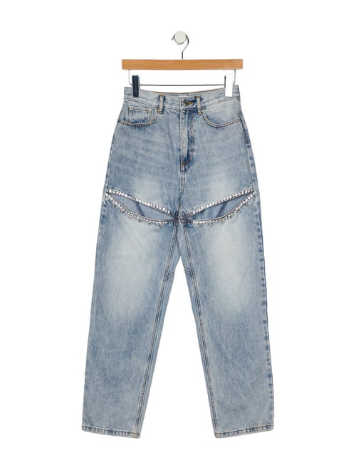 Area High-Rise Straight Leg Jeans