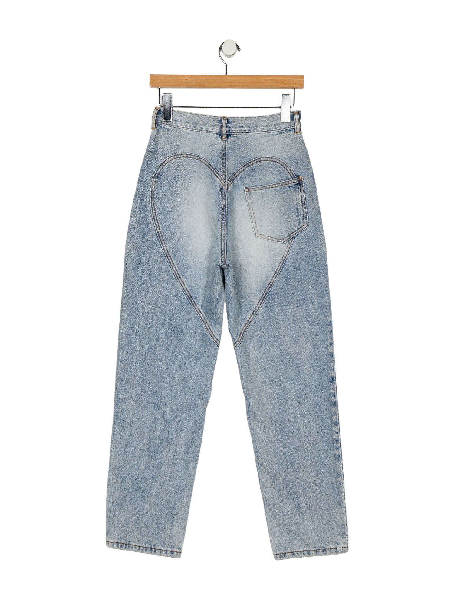 Area High-Rise Straight Leg Jeans