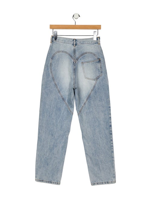 Area High-Rise Straight Leg Jeans