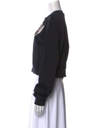 Area Graphic Print Crew Neck Sweatshirt