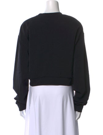 Area Graphic Print Crew Neck Sweatshirt