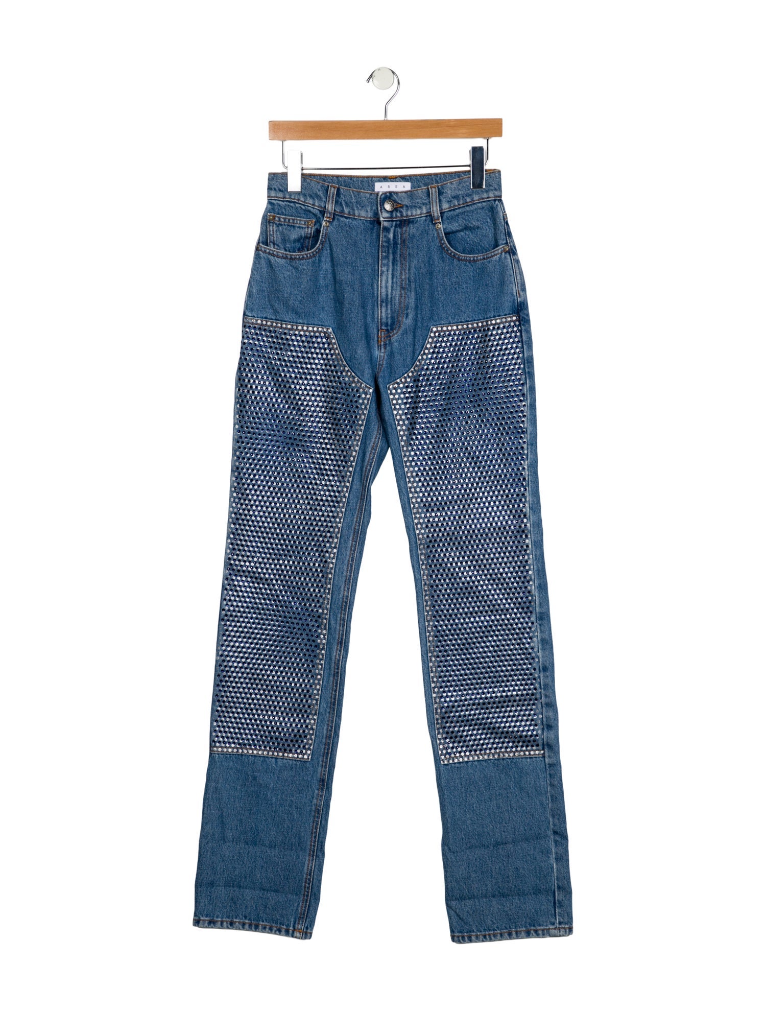 Area High-Rise Straight Leg Jeans