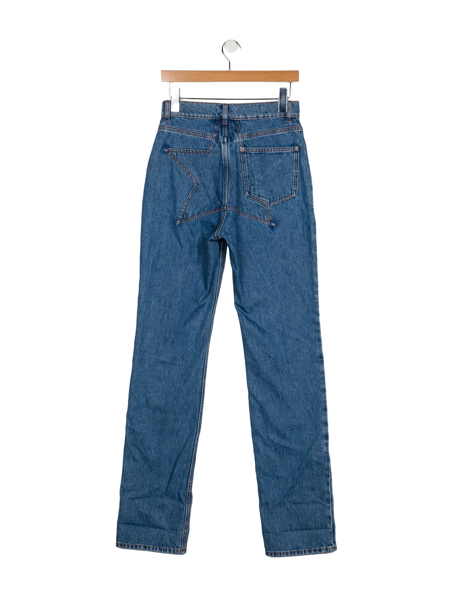 Area High-Rise Straight Leg Jeans