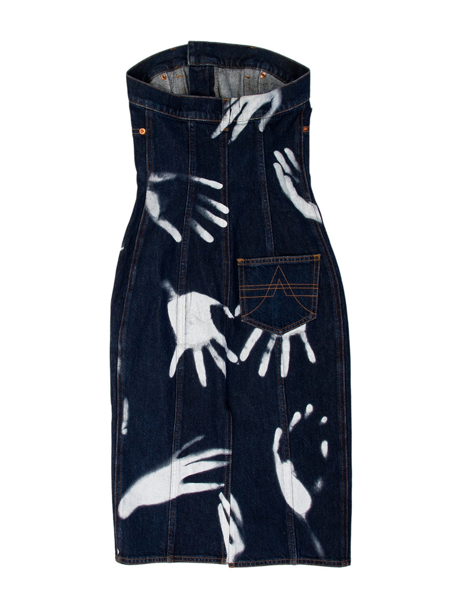 Area Printed Mini Dress w/ Tags
