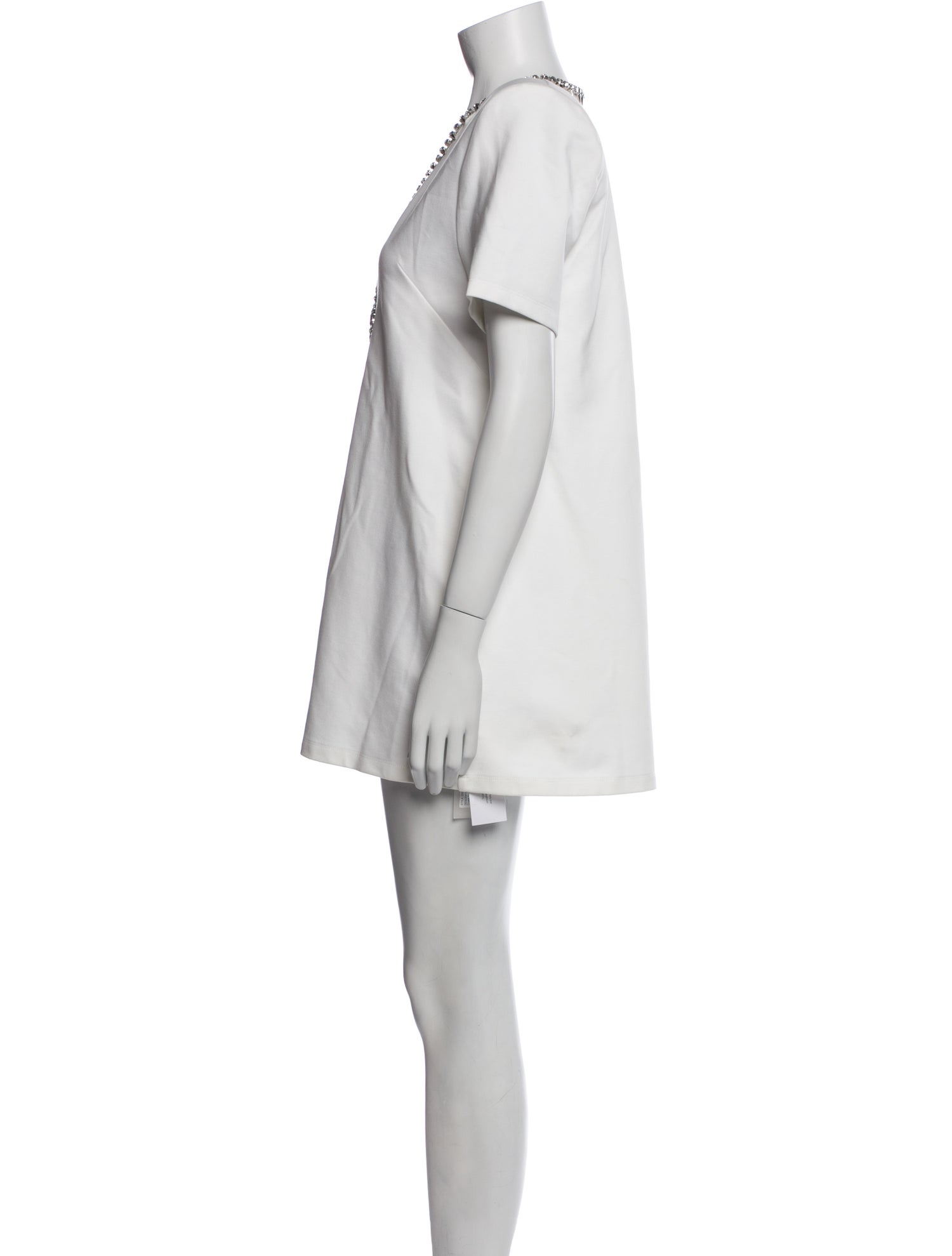 Area V-Neck Mini Dress