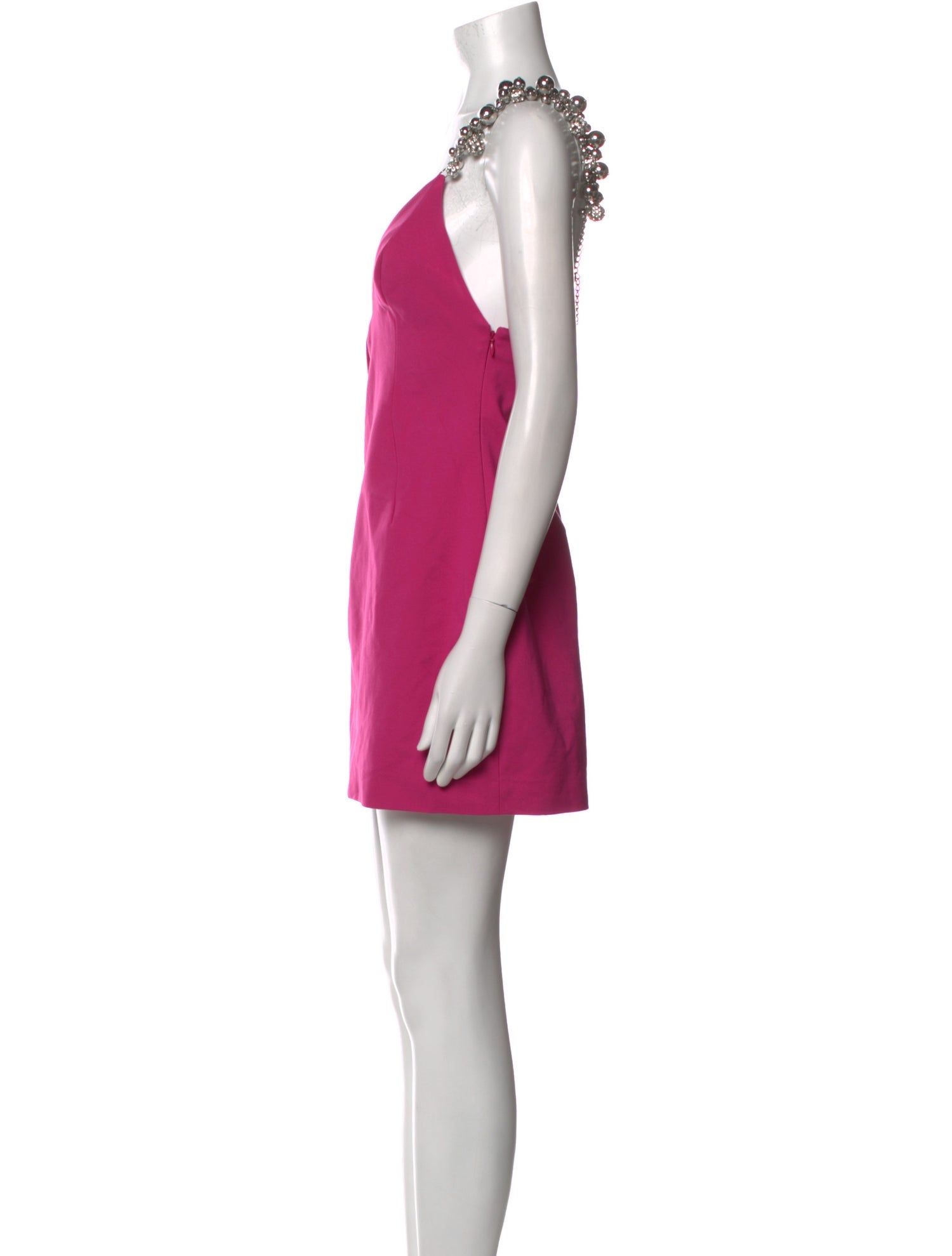 Area V-Neck Mini Dress