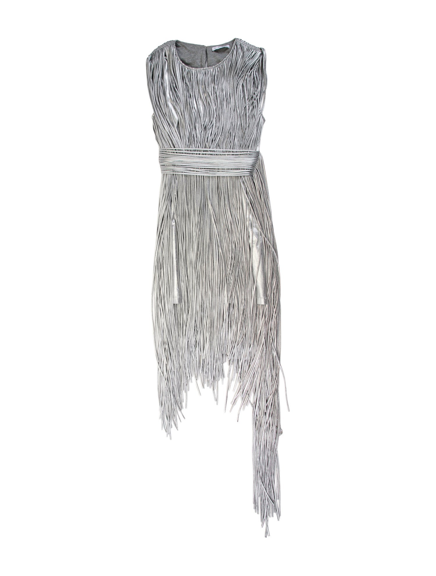 Area Striped Long Dress w/ Tags