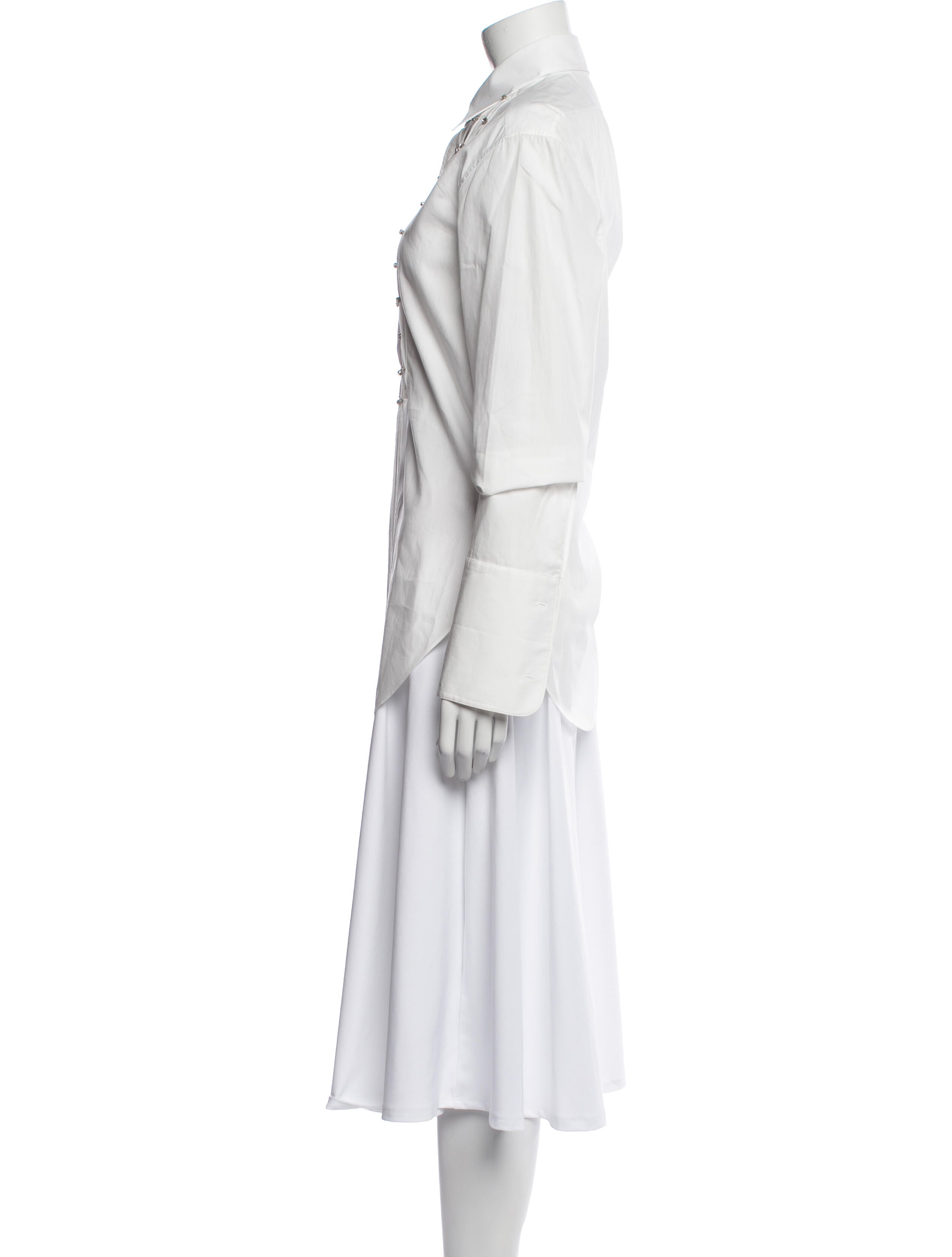 Area Long Sleeve Button-Up Top