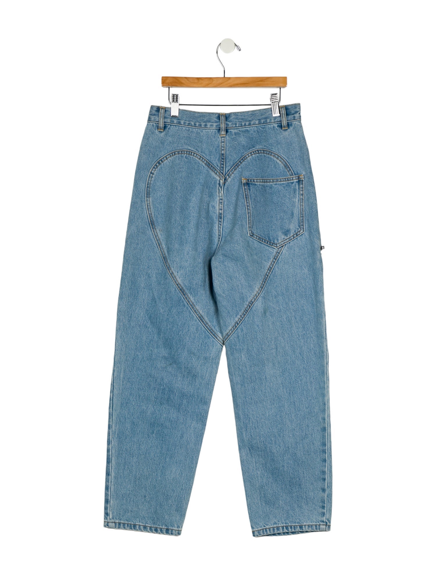 Area Mid-Rise Straight Leg Jeans w/ Tags