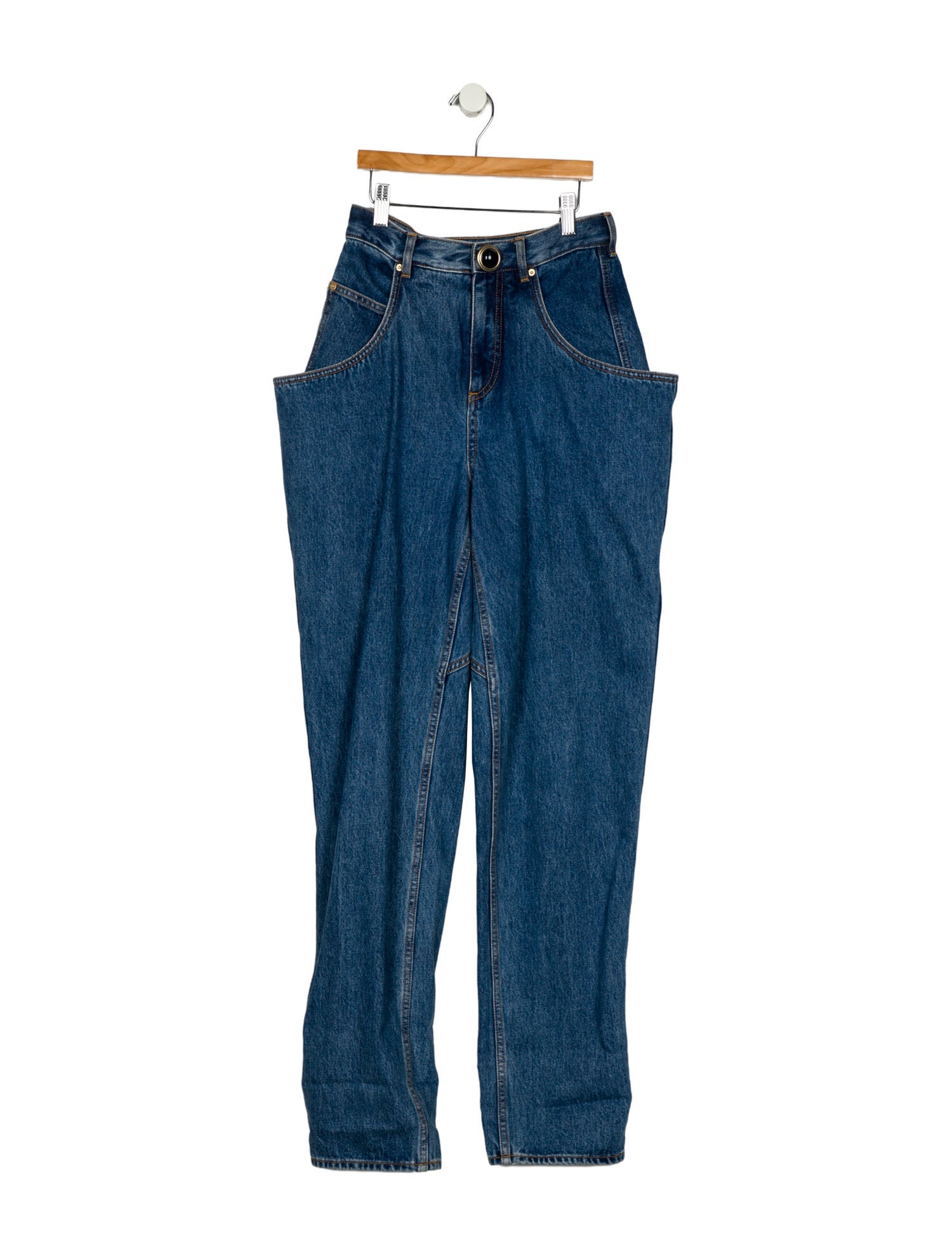 Area High-Rise Straight Leg Jeans
