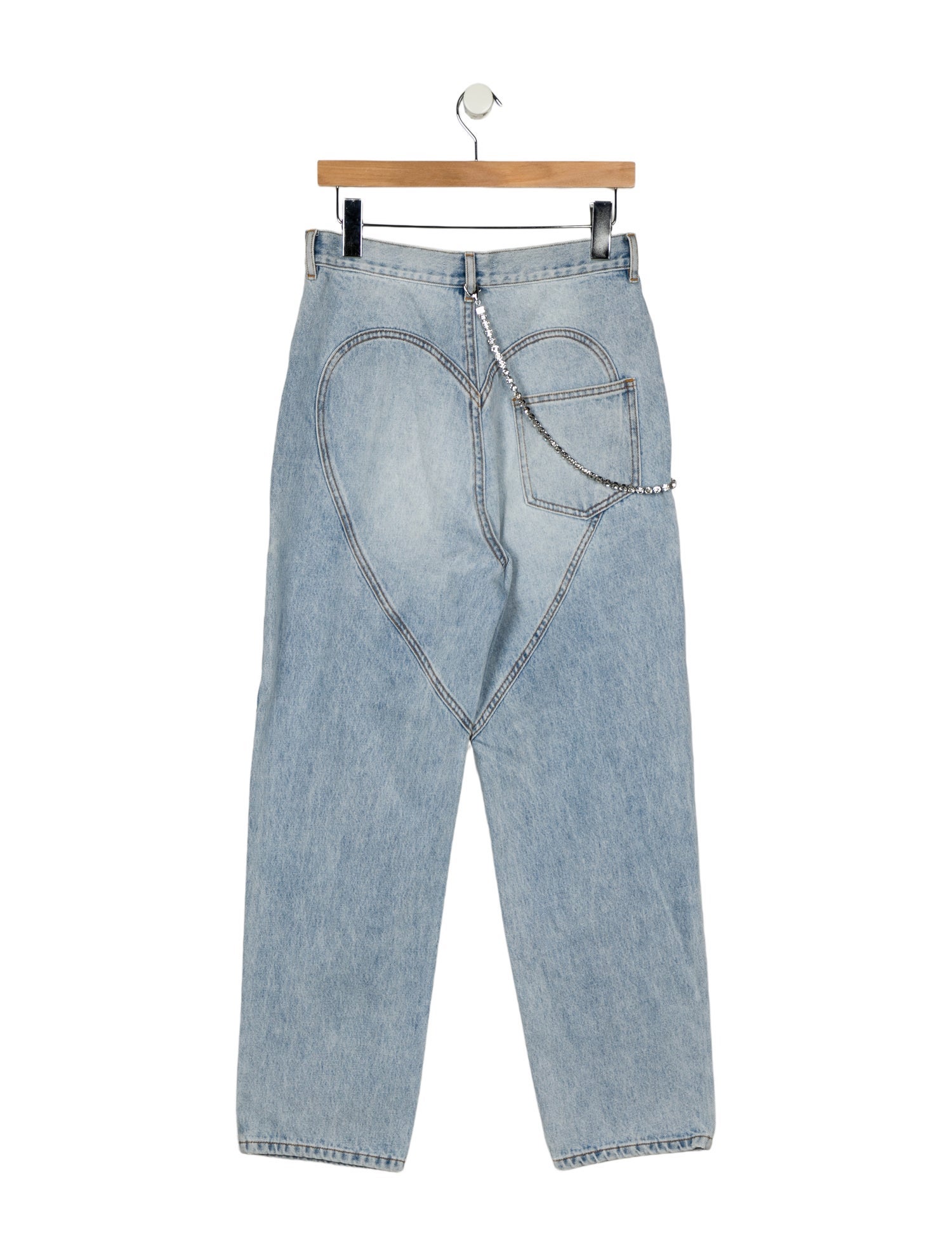 Area Mid-Rise Straight Leg Jeans