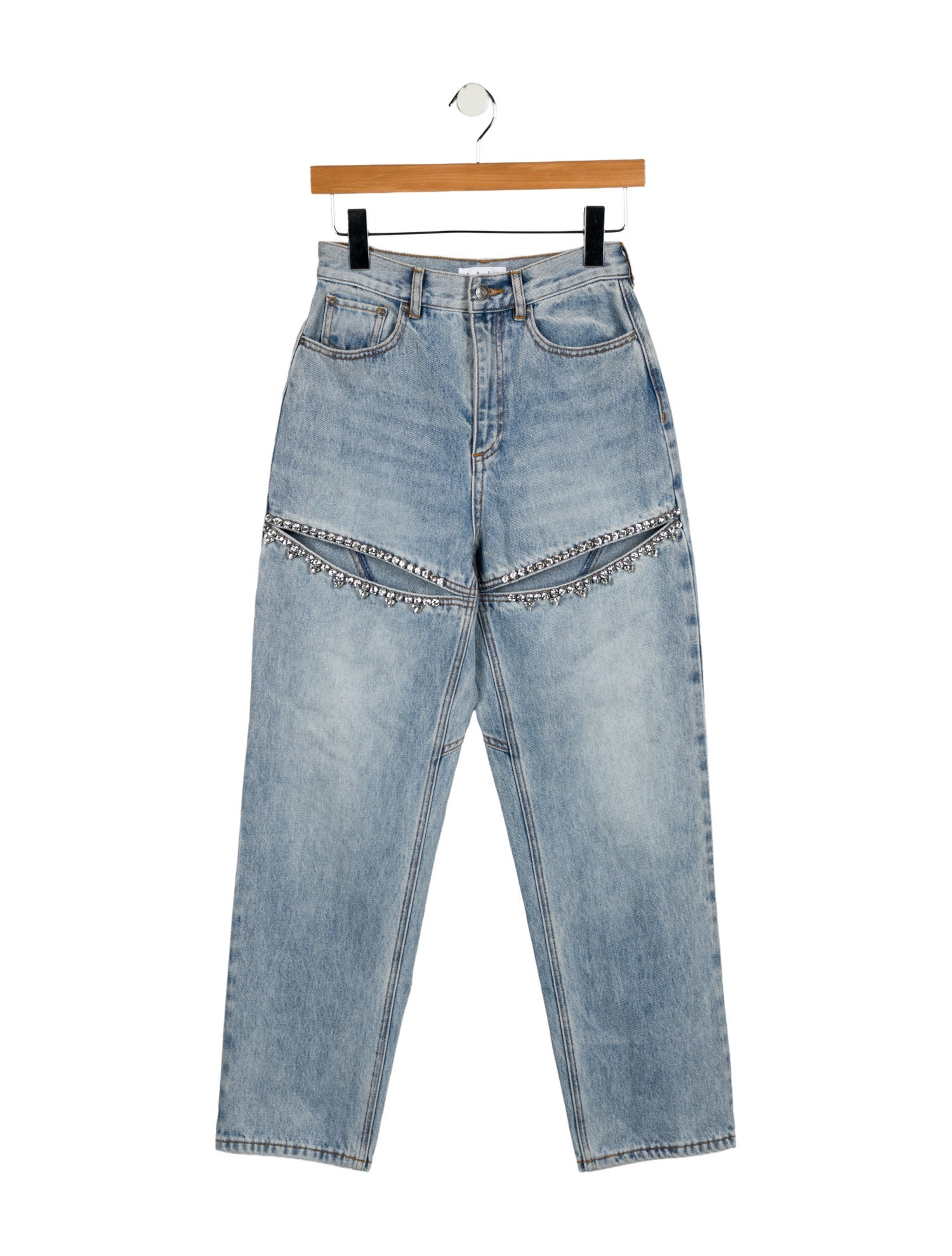 Area High-Rise Straight Leg Jeans