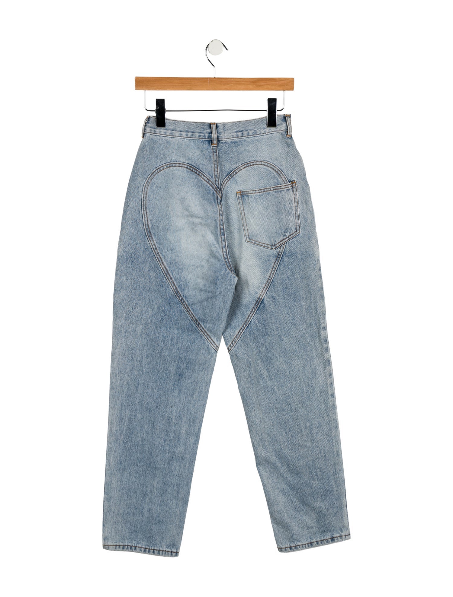 Area High-Rise Straight Leg Jeans