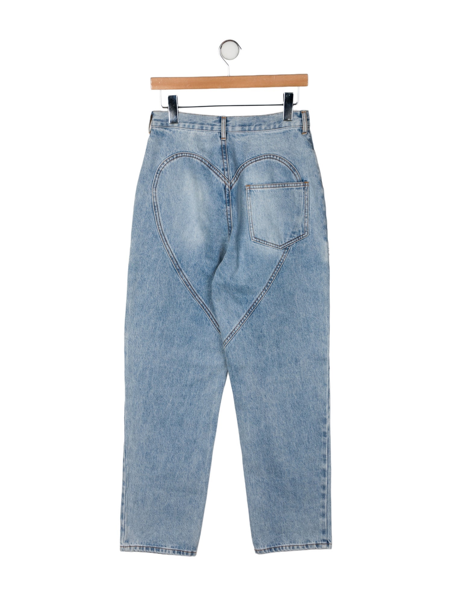 Area High-Rise Straight Leg Jeans