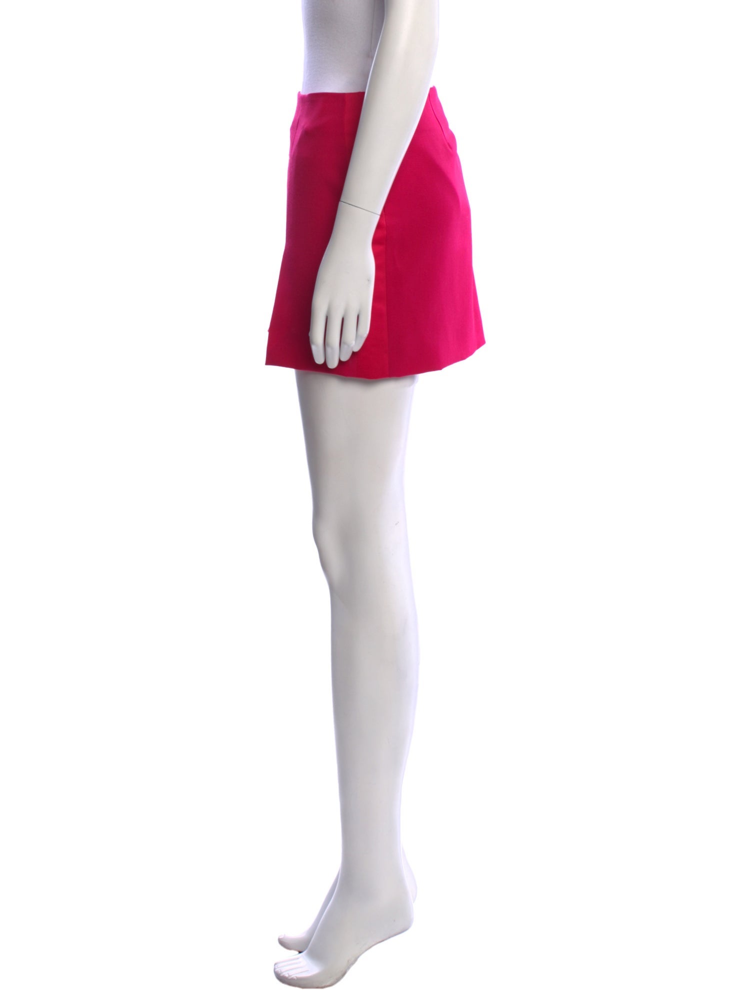 Area Wool Mini Skirt