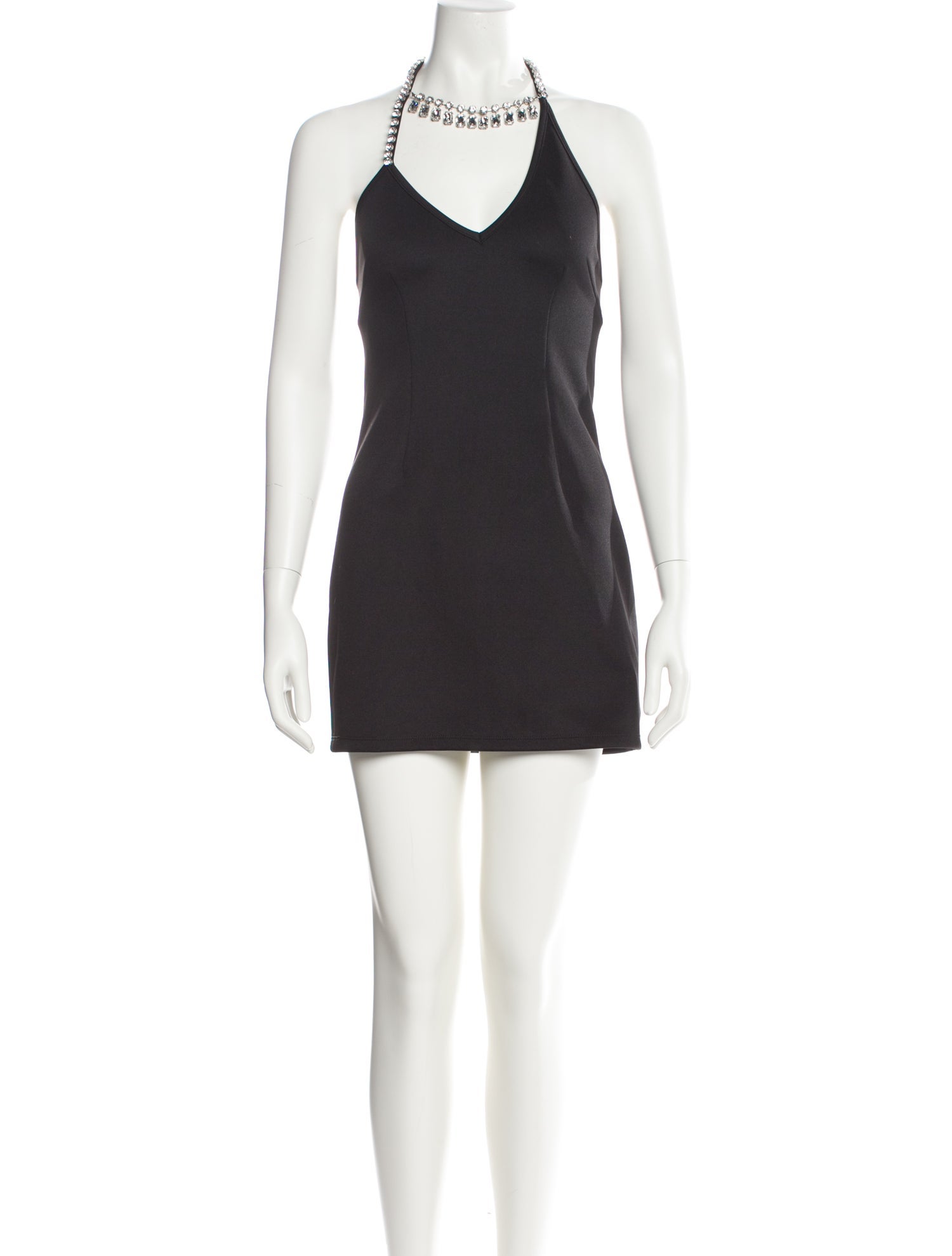 Area Halterneck Mini Dress