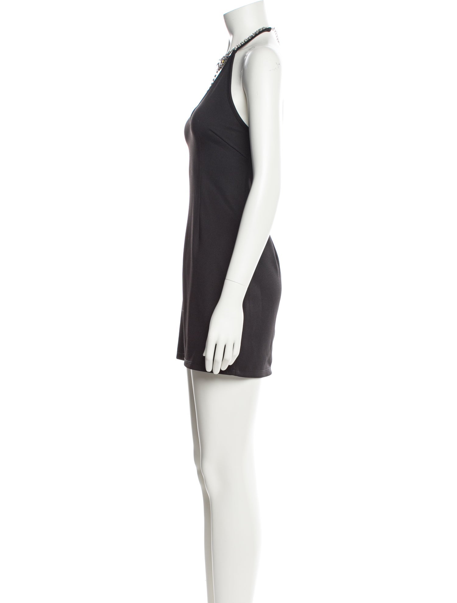 Area Halterneck Mini Dress