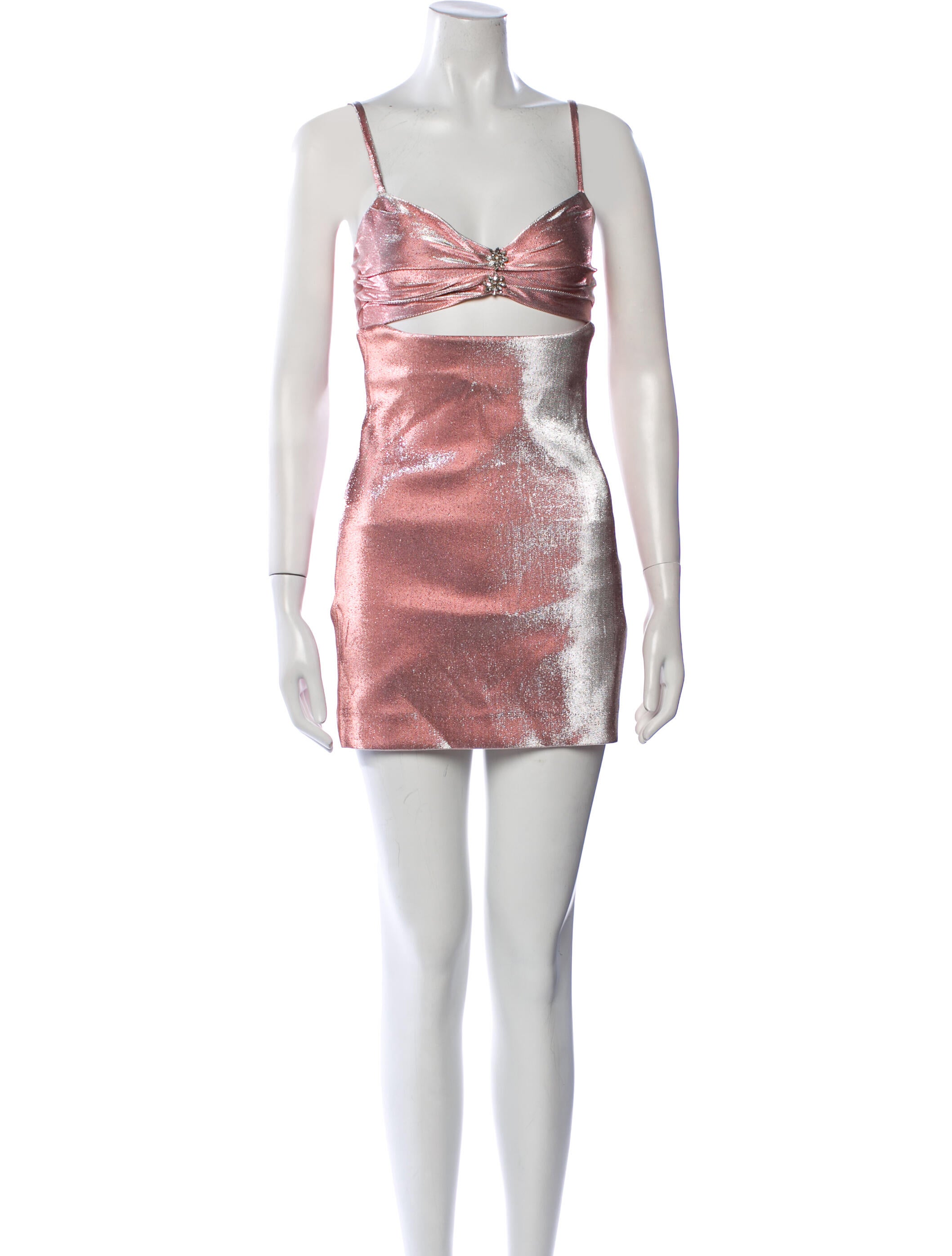 Area Printed Mini Dress