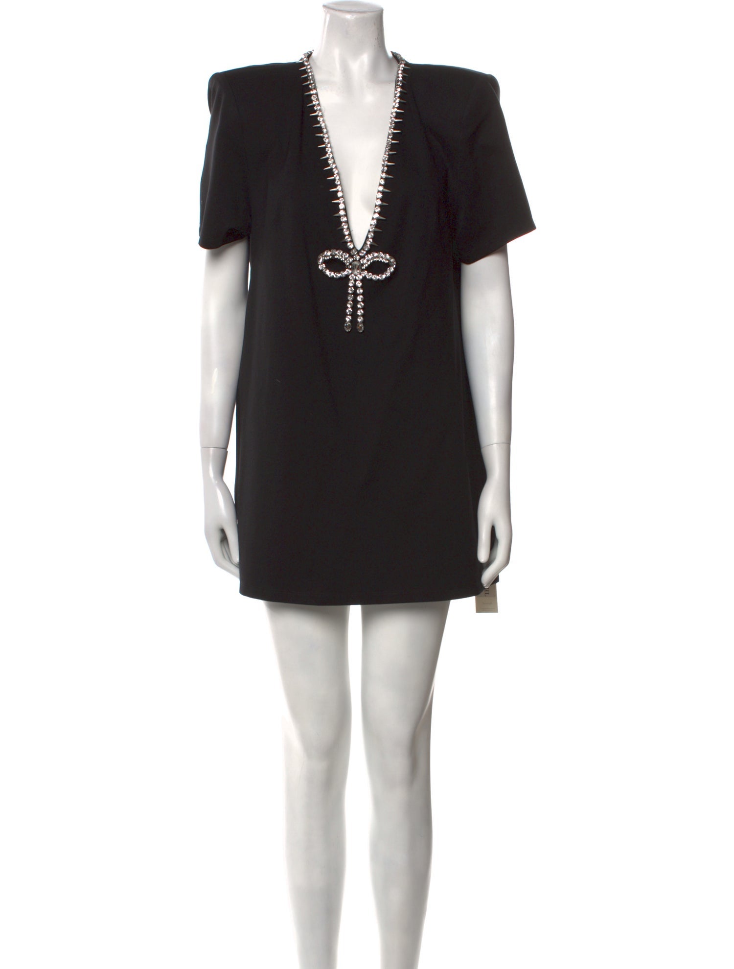 Area V-Neck Mini Dress