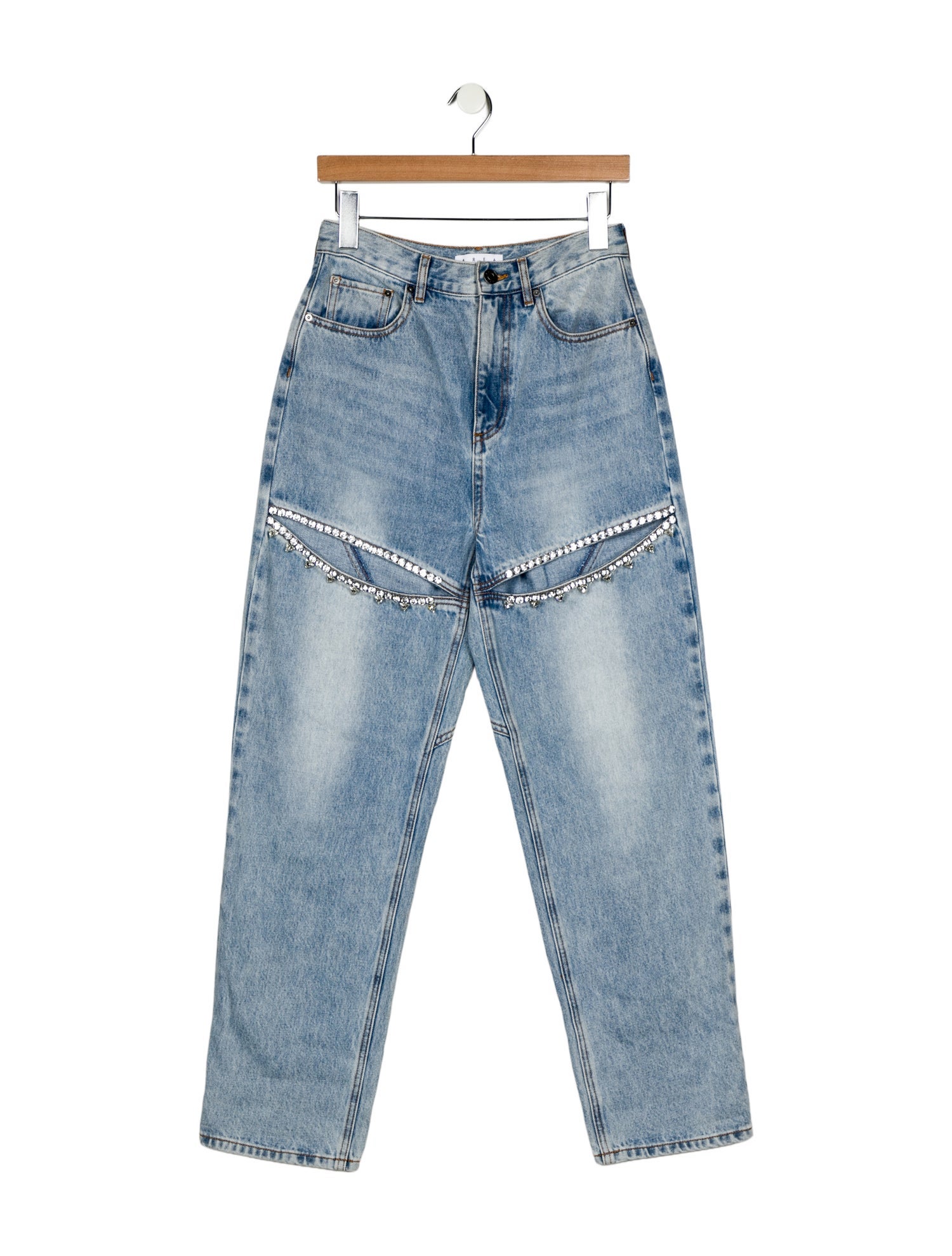 Area High-Rise Straight Leg Jeans