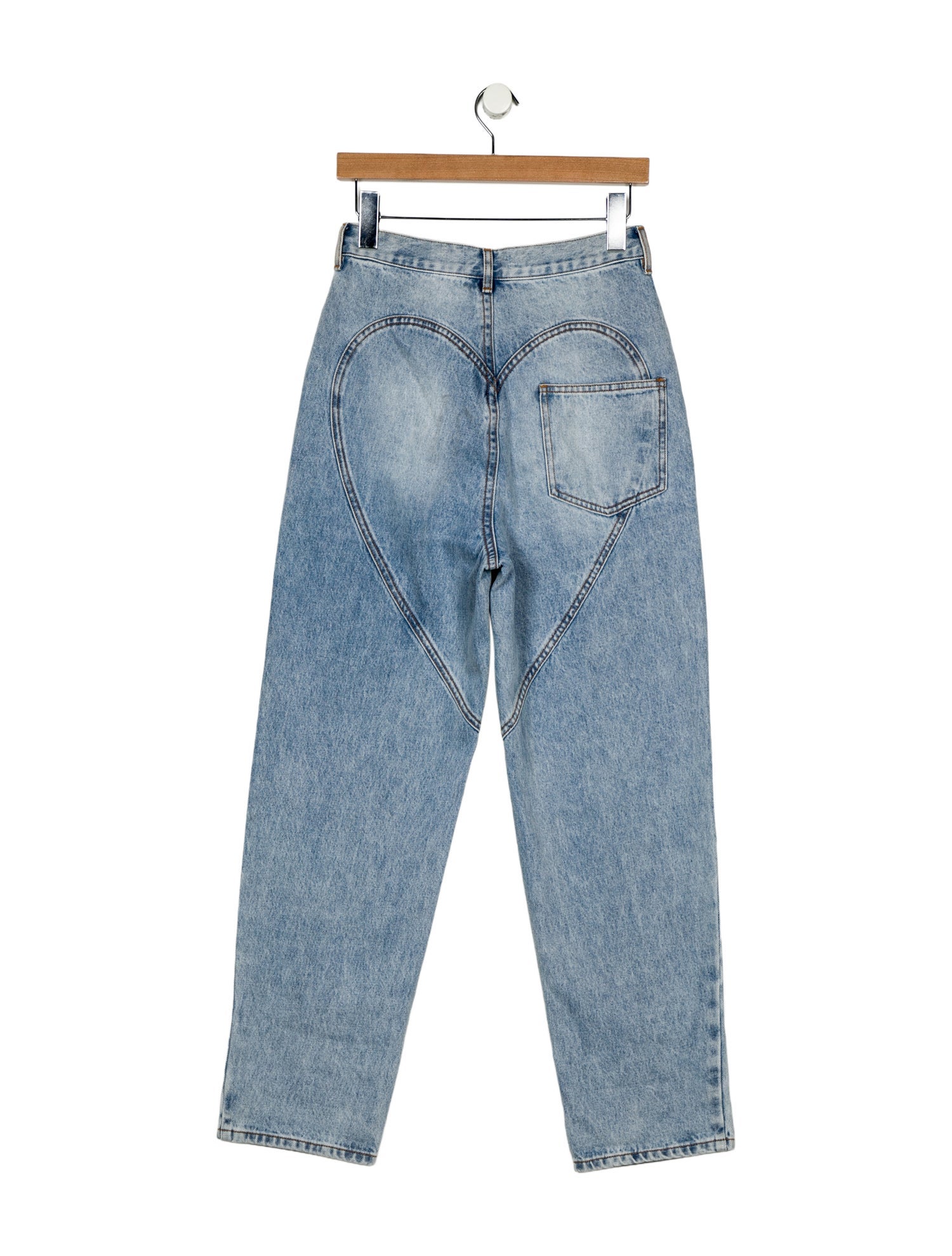 Area High-Rise Straight Leg Jeans