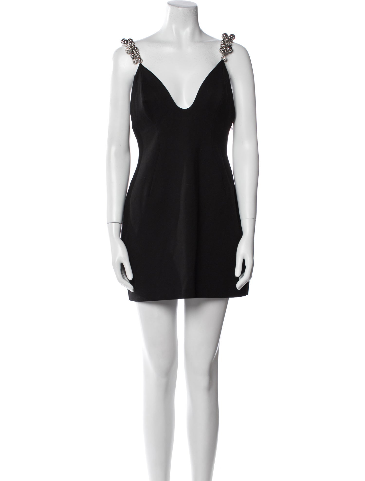 Area V-Neck Mini Dress